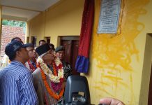 Suryodaya Secondary School, Sharikhet handover