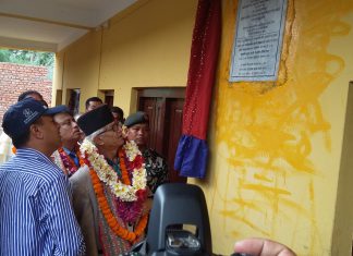 Suryodaya Secondary School, Sharikhet handover