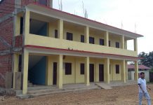 Bhrikuti Secondary School, Uttarpani building reconstruction