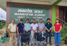 Rotary Club distributes wheelchairs
